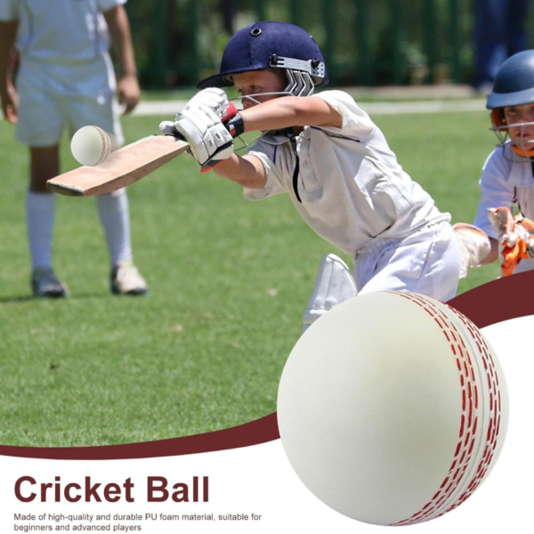 Cricket Ball, PU Portable Cricket Wind Balls,  Foam Cricket Ball - Image 4
