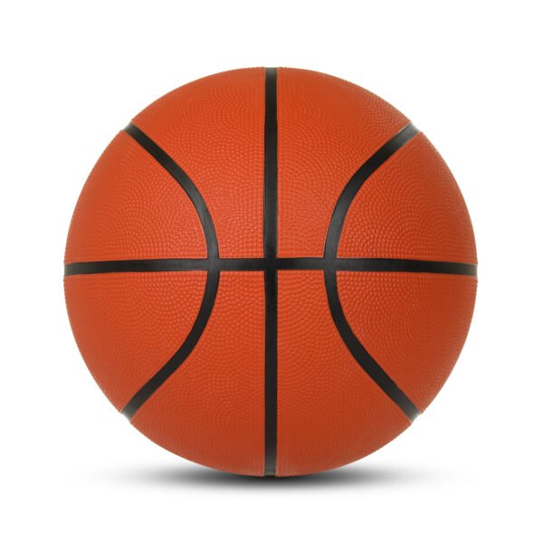 RUBBER FLAT CHANNEL 22" SIZE 3 ORANGE MINI BASKETBALL - Image 2