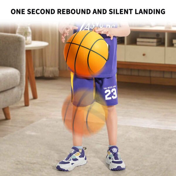 2024 Newest Foam Basketball Indoor Training Ball, Uncoated High-Density Foam Ball - Image 3