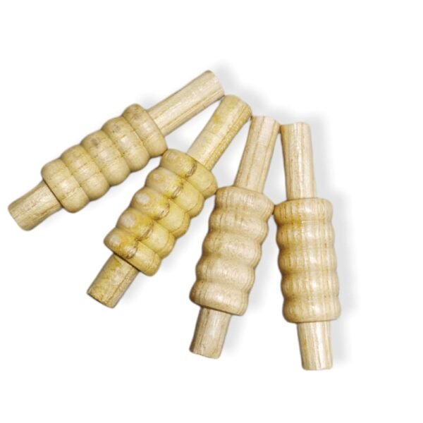 Cricket Wicket Stumps Bails Standard Duty Pack of 4 Standard Size - Image 2