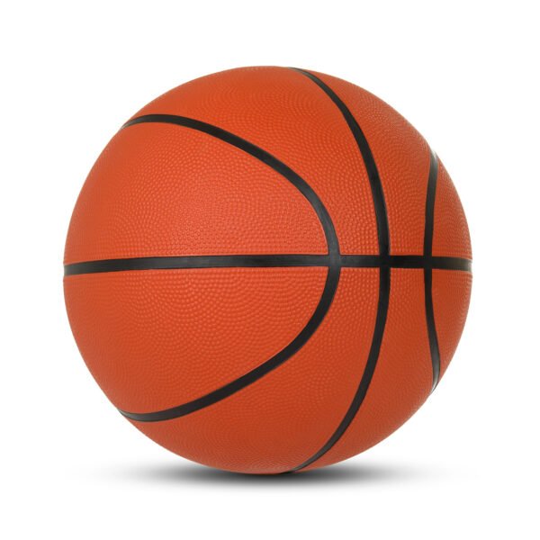 RUBBER FLAT CHANNEL 22" SIZE 3 ORANGE MINI BASKETBALL - Image 3